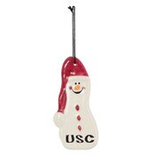 USC Benny the Snowman Ceramic Ornament